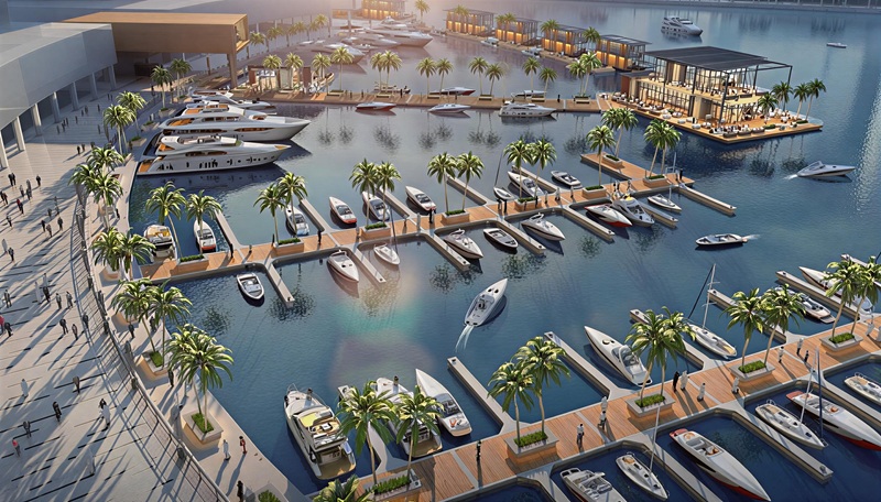 Bến du thuyền sang trọng