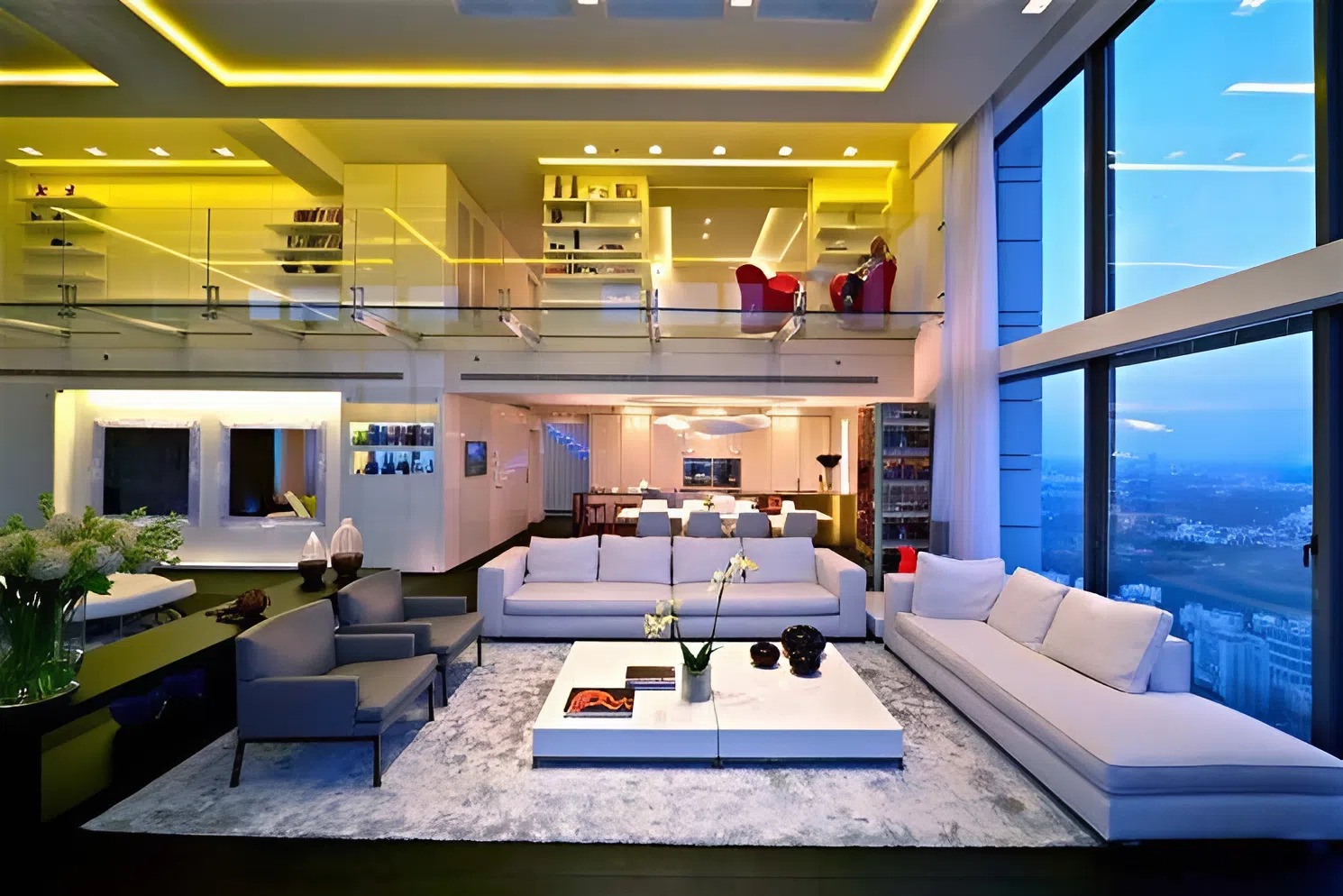 không gian căn Duplex vinhomes