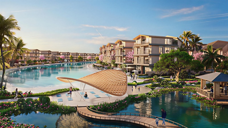 không gian sống hài hòa với thiên nhiên tại Vinhomes Hải Vân bay